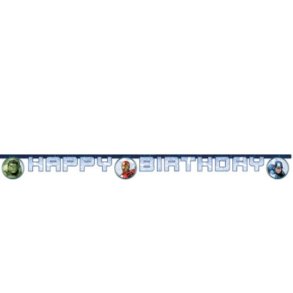 Avengers Happy Birthday-banner