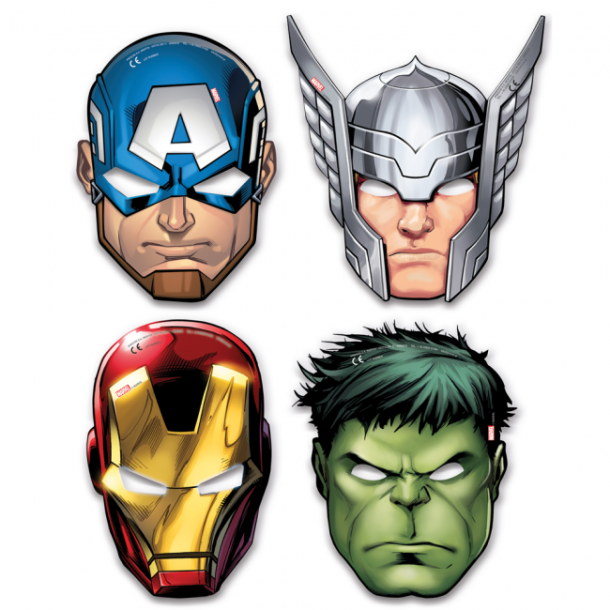 Avengers Kartongmasker