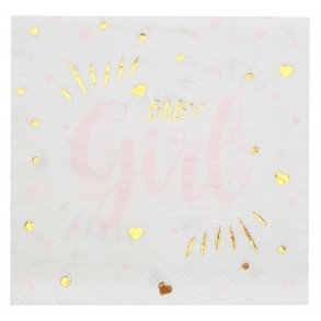 Baby shower Servett - Girl