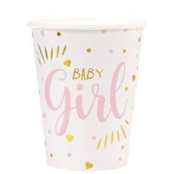 Baby shower papkopper - Girl