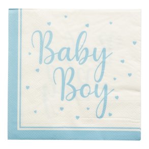 Baby shower servetter - Baby Boy