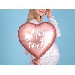 Mom to be folieballon i rosegold