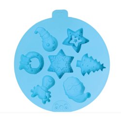Bakform som julkula i silikon fr 7 kakor