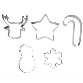 Bakformar 5 st fr liten julkakor