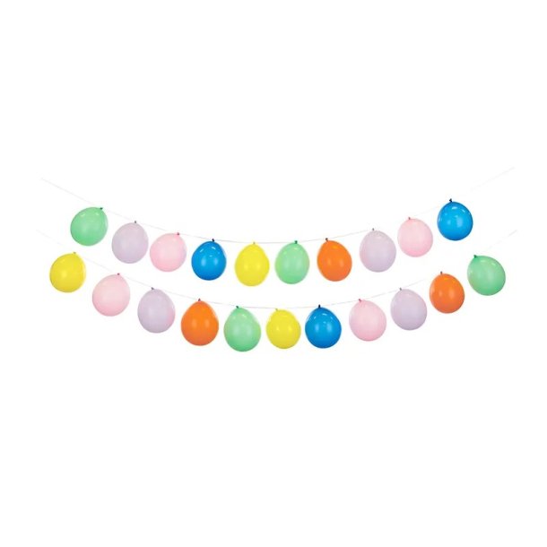 Ballonggirlang set i multif�rg