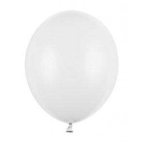 Ballon i 12,7cm i Hvid - 100stk