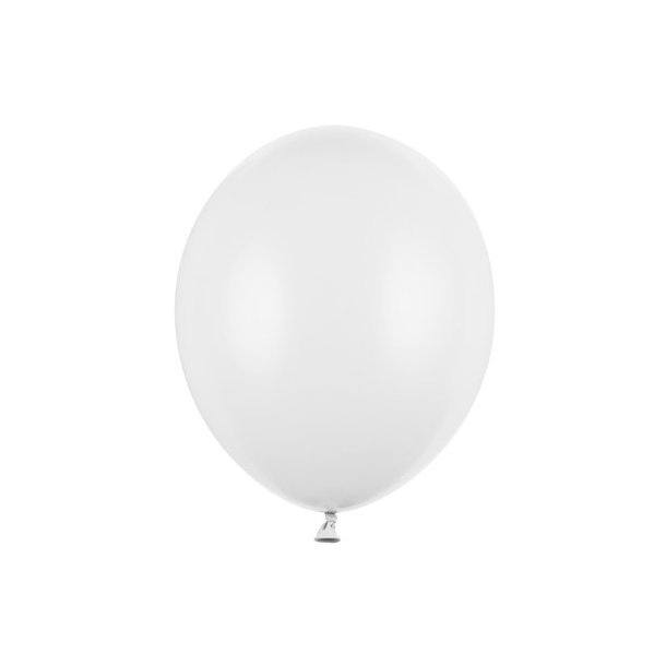 Ballon i 12,7cm i Hvid - 100stk