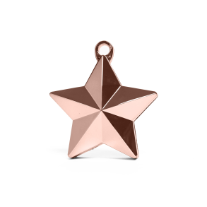 Ballonvgt Stjerne i Rosegold