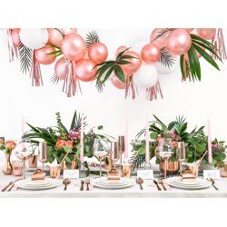 Ballong i 12,7cm metall vit - 100st