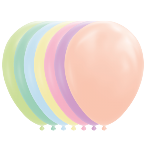 Ballon MULTI PASTEL 30 10 stk