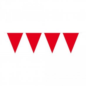 Flagbanner 10 m. med 20 RD flag