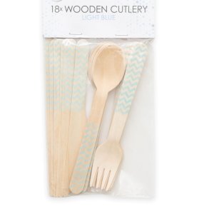 Trbestick 18 delar Ljusbl