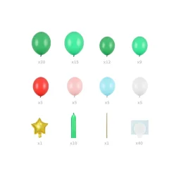 Ballongbukett som julgran