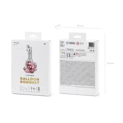 1 r Ballongdekor i Rosa