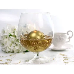 Perle guirlande i Guldfarve