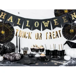 Halloween kartongbanner i svart