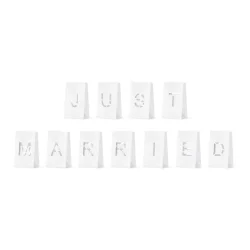 Just Married papperslyktor