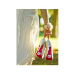 Sko stickers, "I love her"  2 stk