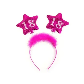 18 r hrbjle med pink fjer