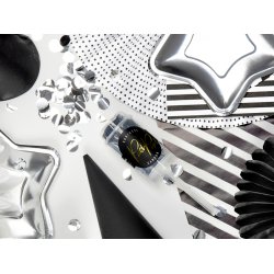 Push Pop konfetti i Silver