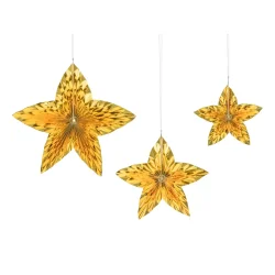 Stjerne rosetter i guld