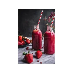 Sugerr i papir Hvid-Rd 10 stk.