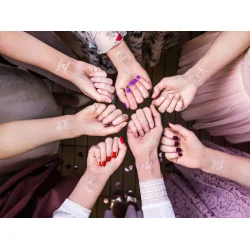 Bride to be Tattoo i rosguld