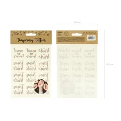 Bride to be Tattoo i rosguld