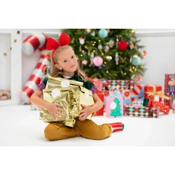 Presentpsar i guld stor - Merry Christmas