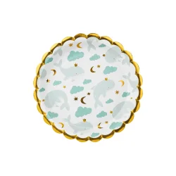 Baby tallrik med valar