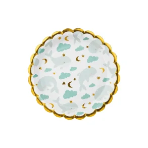 Baby tallrik med valar