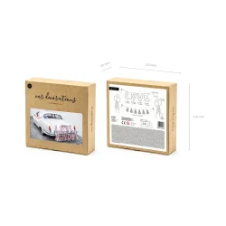 Bil dekorationst LOVE i rosegold