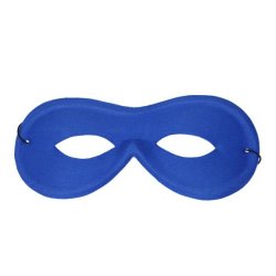 Øjenmaske i blå med elastik