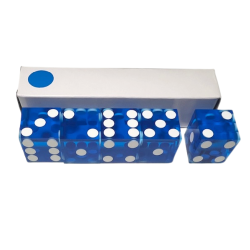 Terninger D6 akryl Casino - Bl