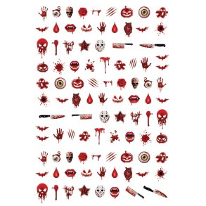 Negle stickers med Halloween motiver