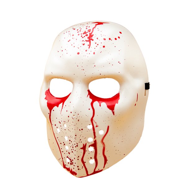 Blodig hockey maske - PVC