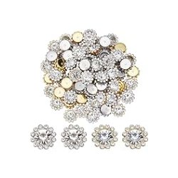 Blommig konfetti i silver