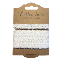 Spetsband i bomull - 2 band