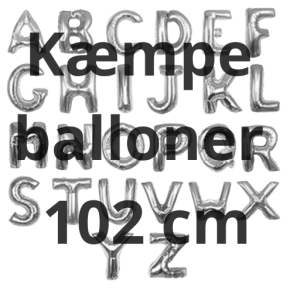 Folieballon Bogstaver - SLV 102cm
