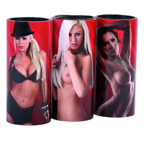 Bordbomber, 3 stk med Frkke damer