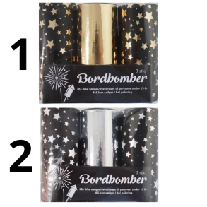 Bordbomber 3 stk - stjerner