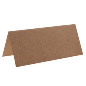 Bordkort Ensfarvet NATUR