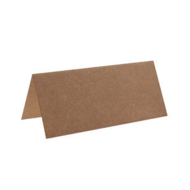 Bordkort Ensfarvet NATUR