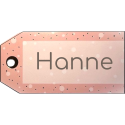 Placeraskort - Manilla i rosa