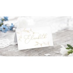 Bordkort med Guld grene, 10 stk.