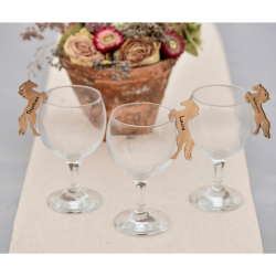 Hstbordskort gjorda av tr