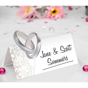 Bordkort med Slvringe, 36 stk.