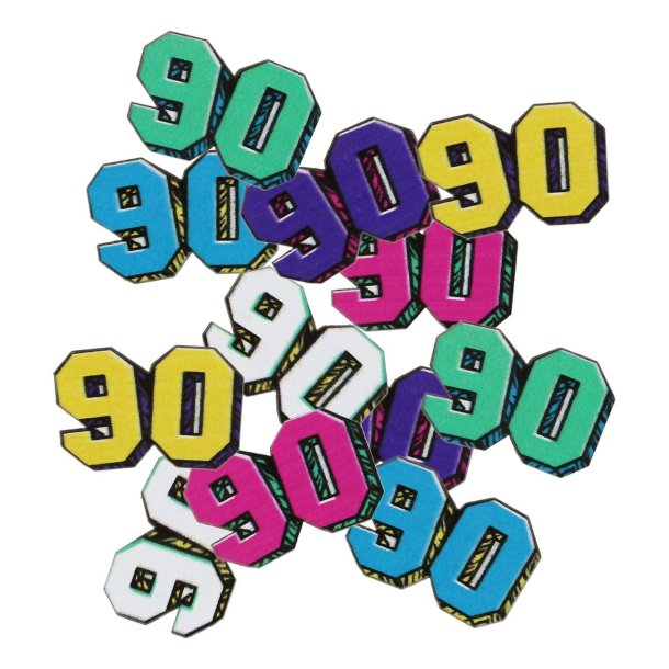 90er konfetti i tr�