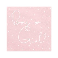 Pojke eller flicka servetter
