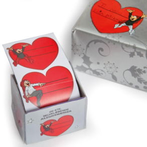 Bramming hjerte gavemrker selvklbende